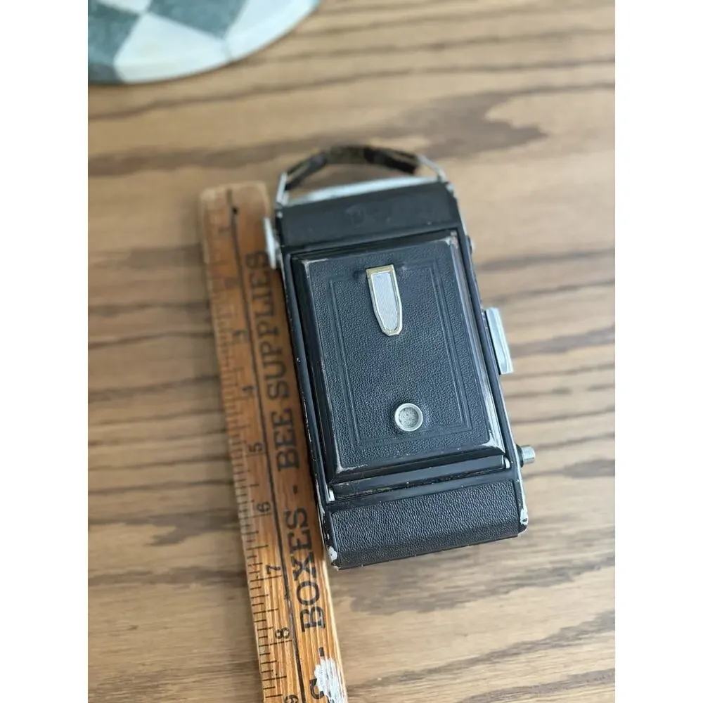 Vintage 1936 Zeiss Ikon Folding Camera Novar Anastigmat 6.3/10.5cm Telma Shutter